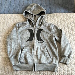 Like new kids Hurley zip-up jacket, size 6